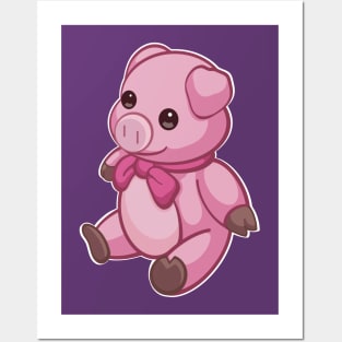 Pig Plush Posters and Art